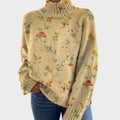 Zoe - Artistic Knit Turtleneck Sweater