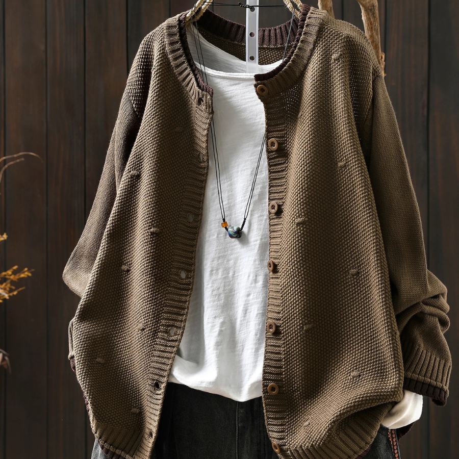 Annabelle - Textured Knit Cardigan