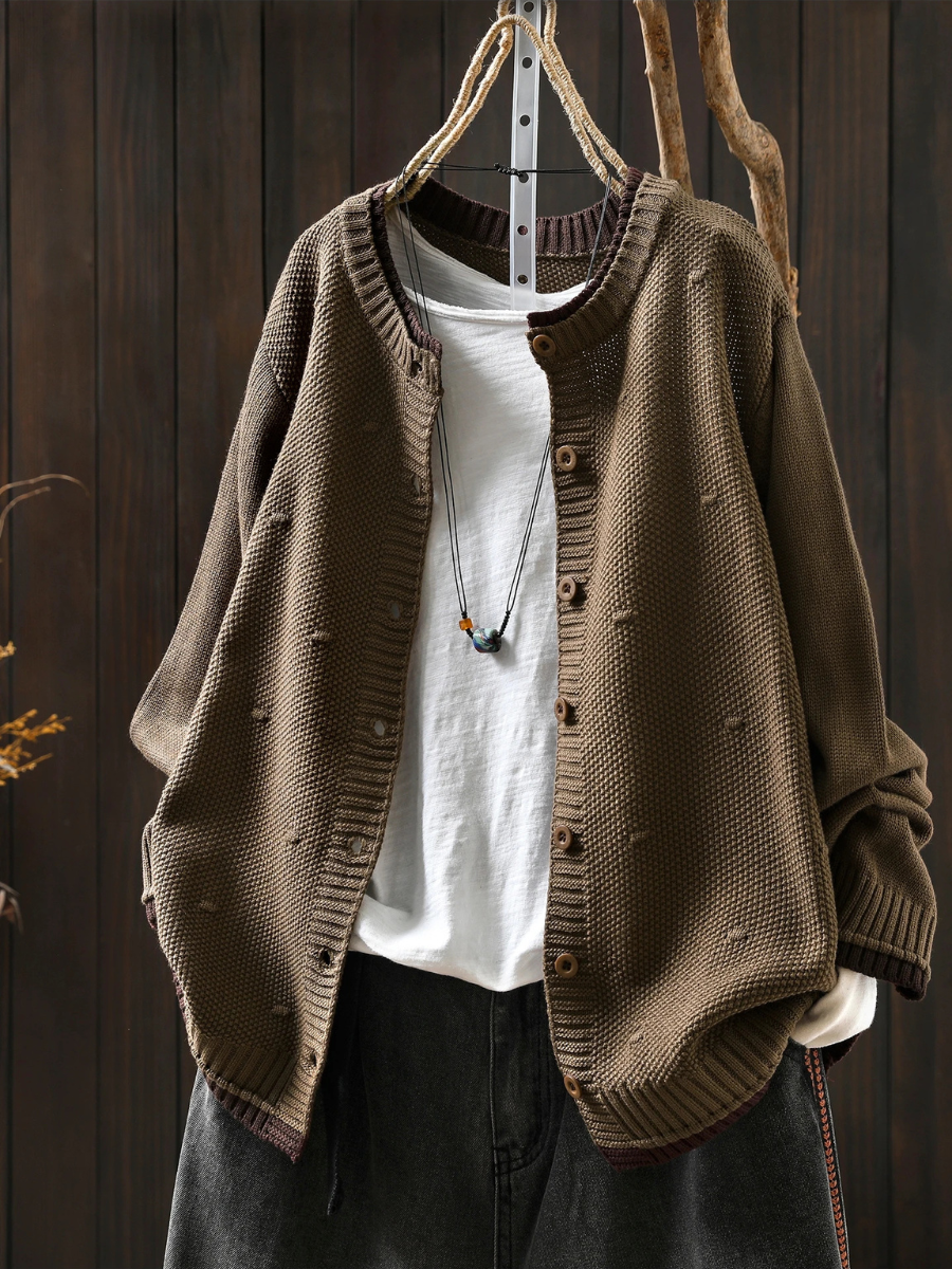 Annabelle - Textured Knit Cardigan