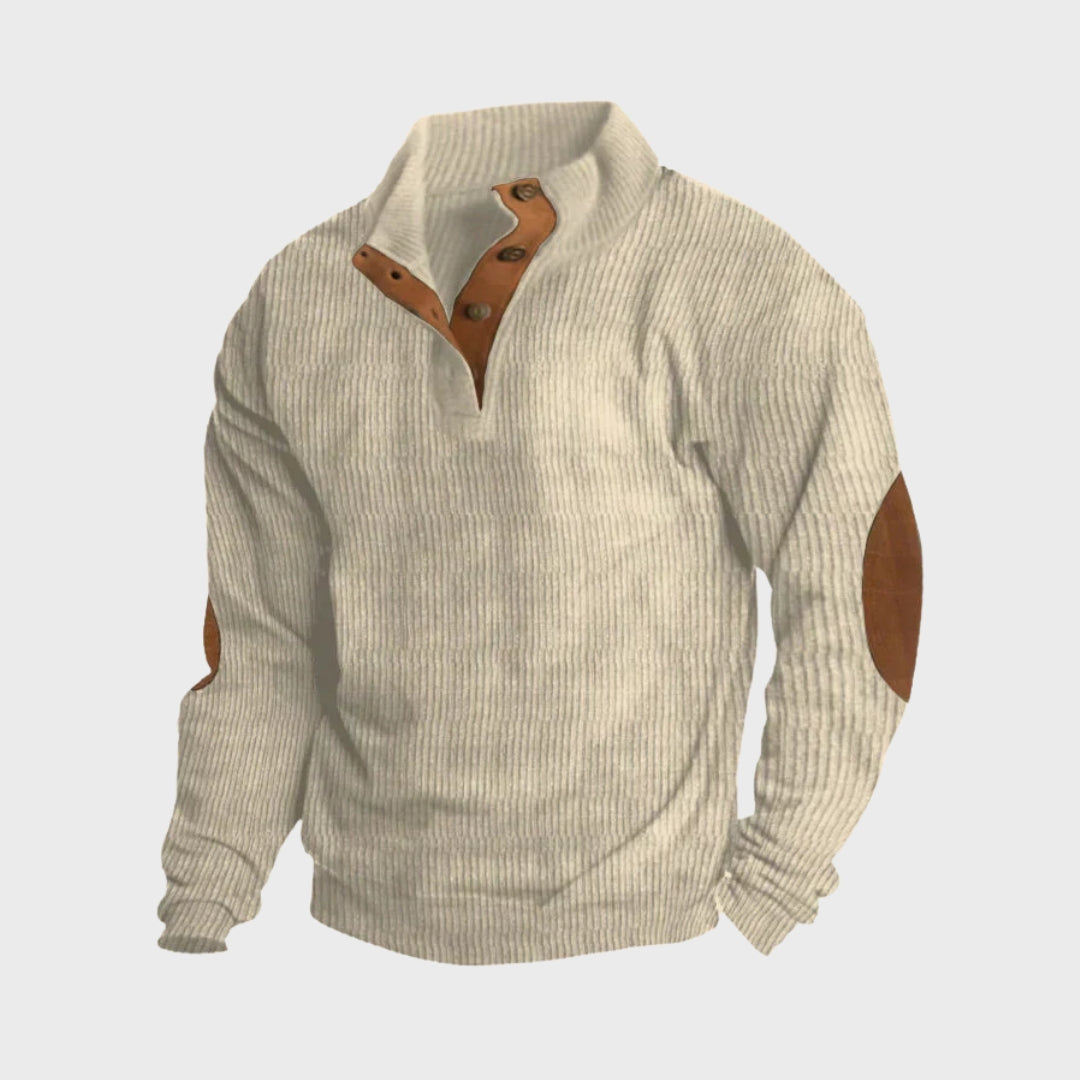 Quinn - Jumper with Elbow Patches