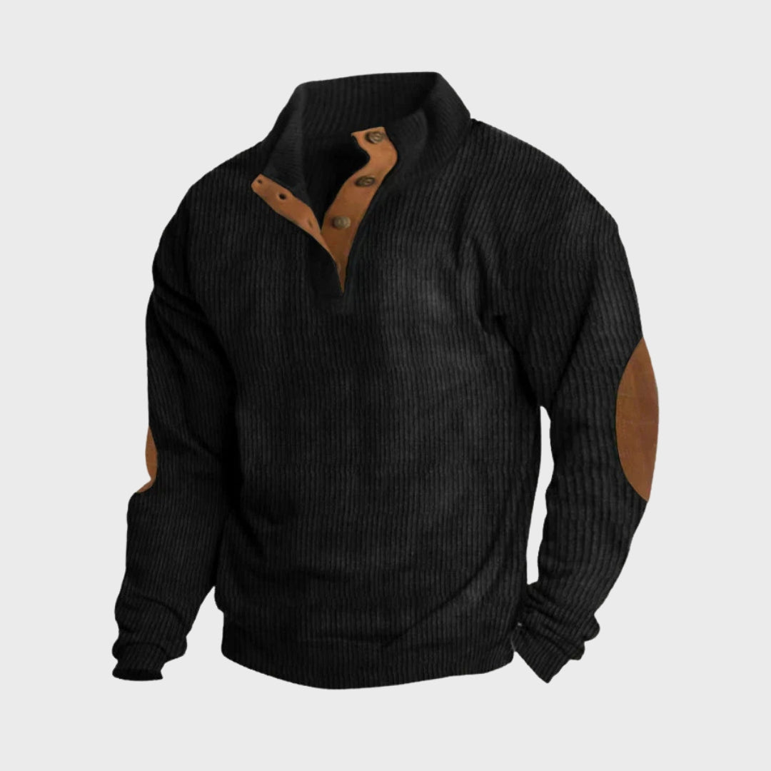 Quinn - Jumper with Elbow Patches