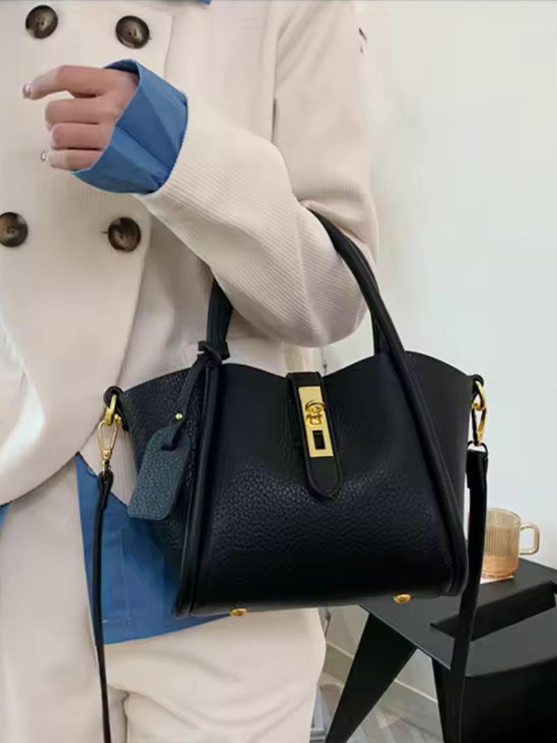 Millie - Structured Faux Leather Handbag
