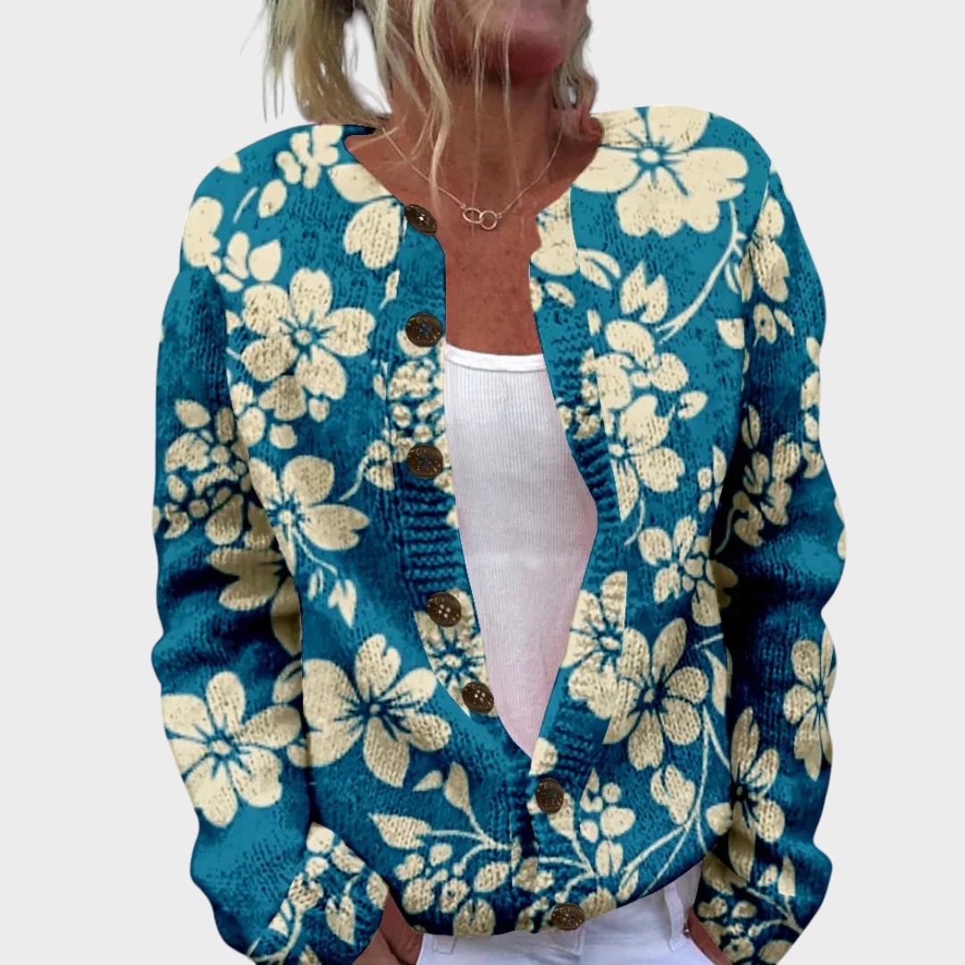 Sienna - Floral Autumn Cardigan