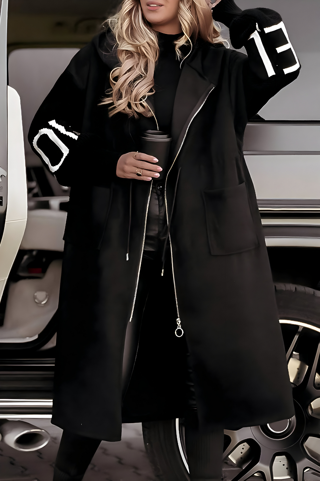 Harriet - Elegant Hooded Cardigan Coat