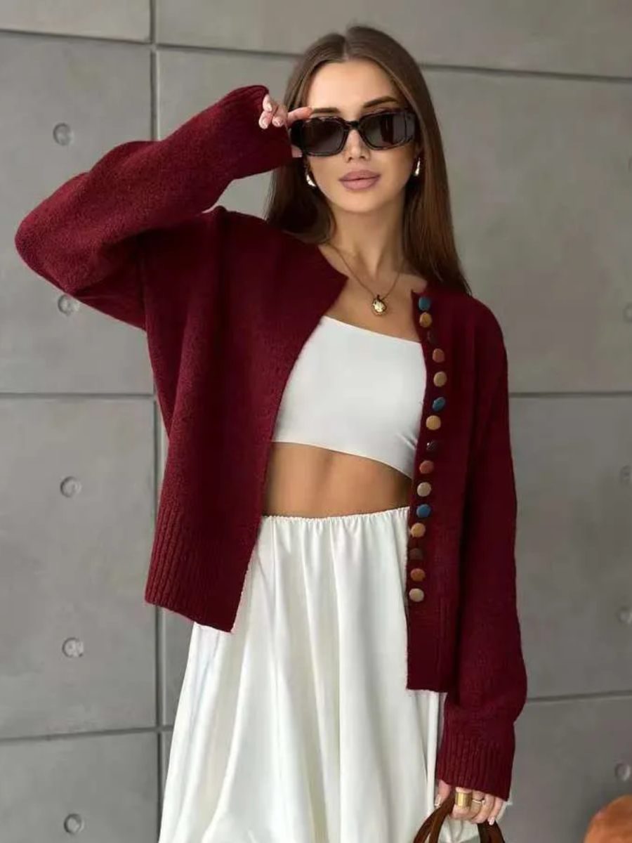 Beatrice - Button Detail Cardigan