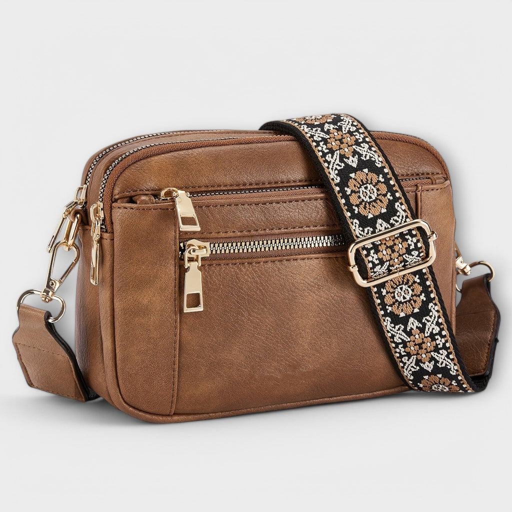 Ella - Vegan Faux Leather Crossbody Bag