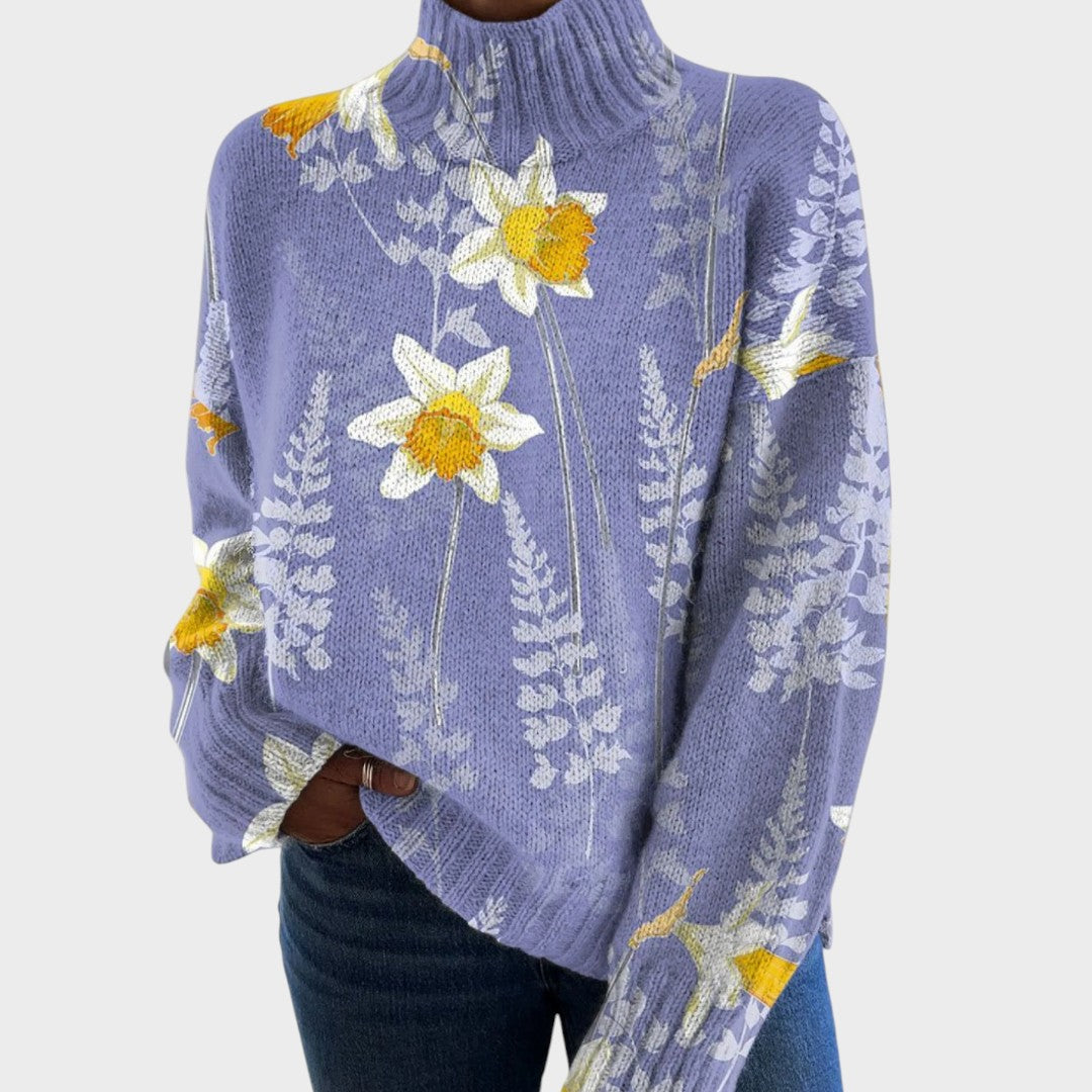 Donna - Artistic Knit Turtleneck Sweater