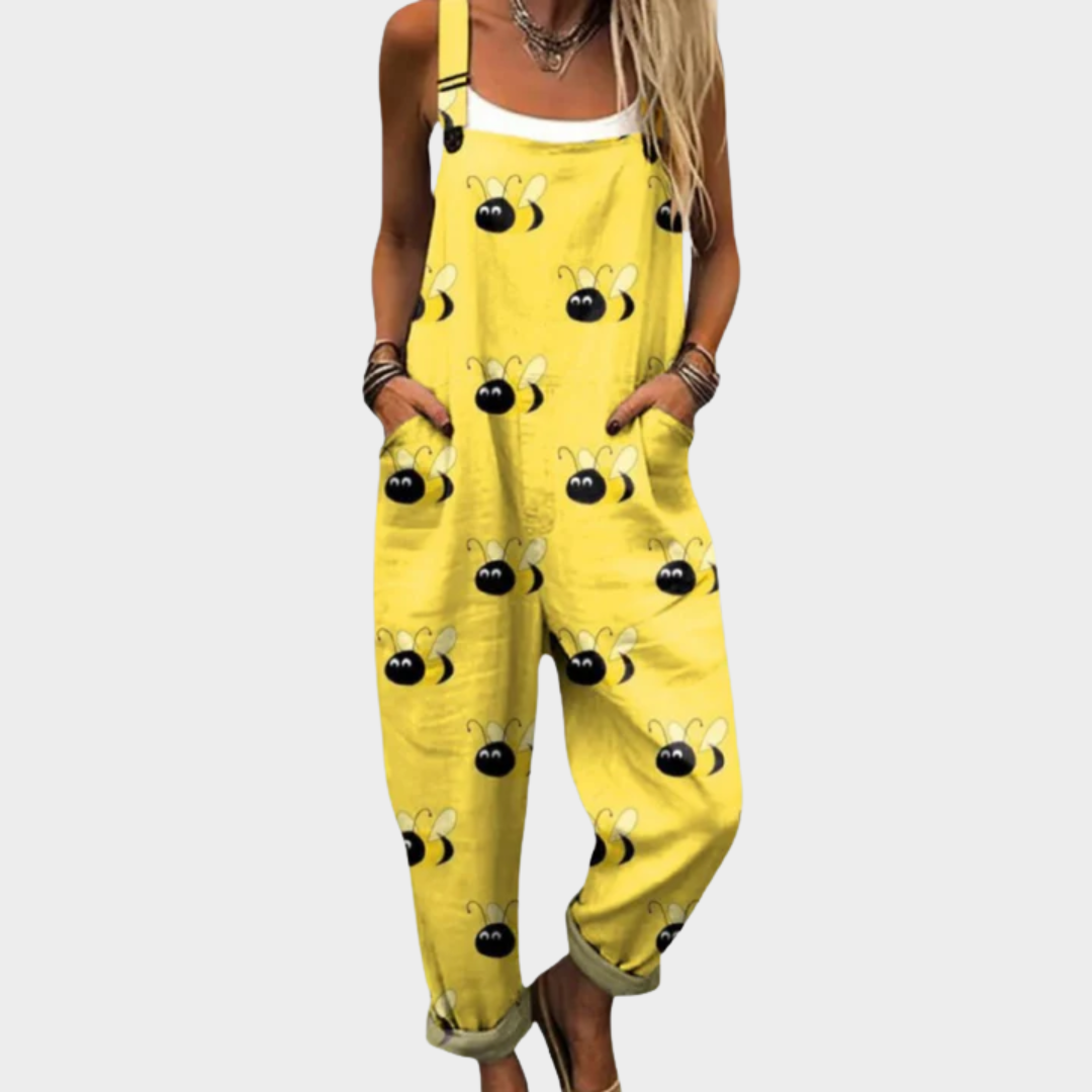Imogen - Soft Drape Printed Jumpsuit