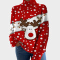 Alyssa - Artistic Knit Turtleneck Sweater