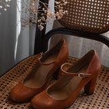 Elizabeth | Comfortable Low-Heel Sandals for Everyday Use