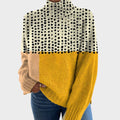 Lena - Artistic Knit Turtleneck Sweater