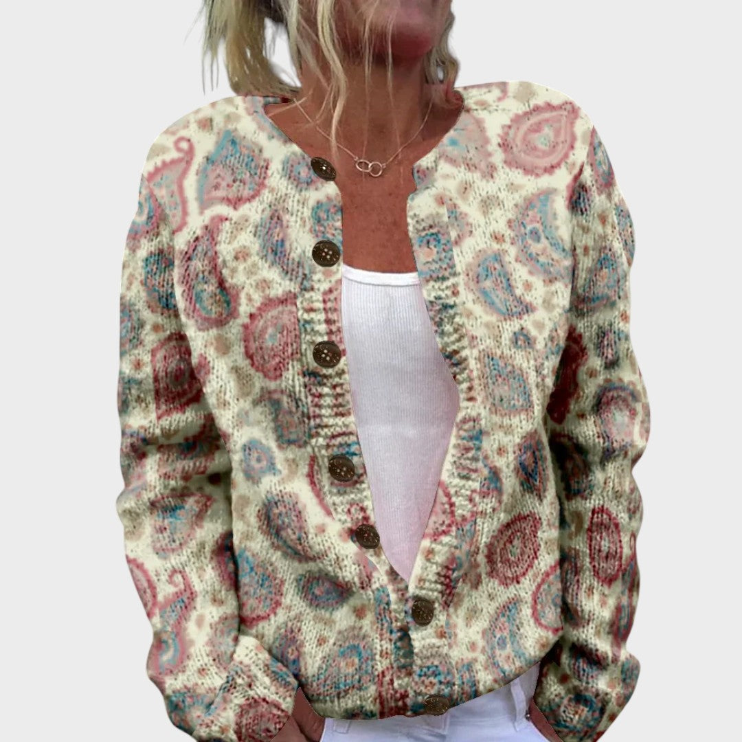 Ruby - Floral Autumn Cardigan