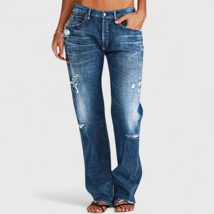 Savannah - Elegant Stretch Denim Jeans