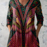 Jayla | Long Blouse with V-Neck