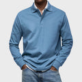 Lachlan - Luxury Long-Sleeve Polo