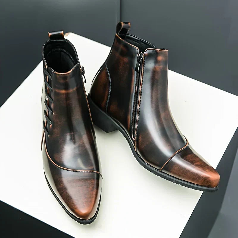 Max - Smart Faux Leather Boots