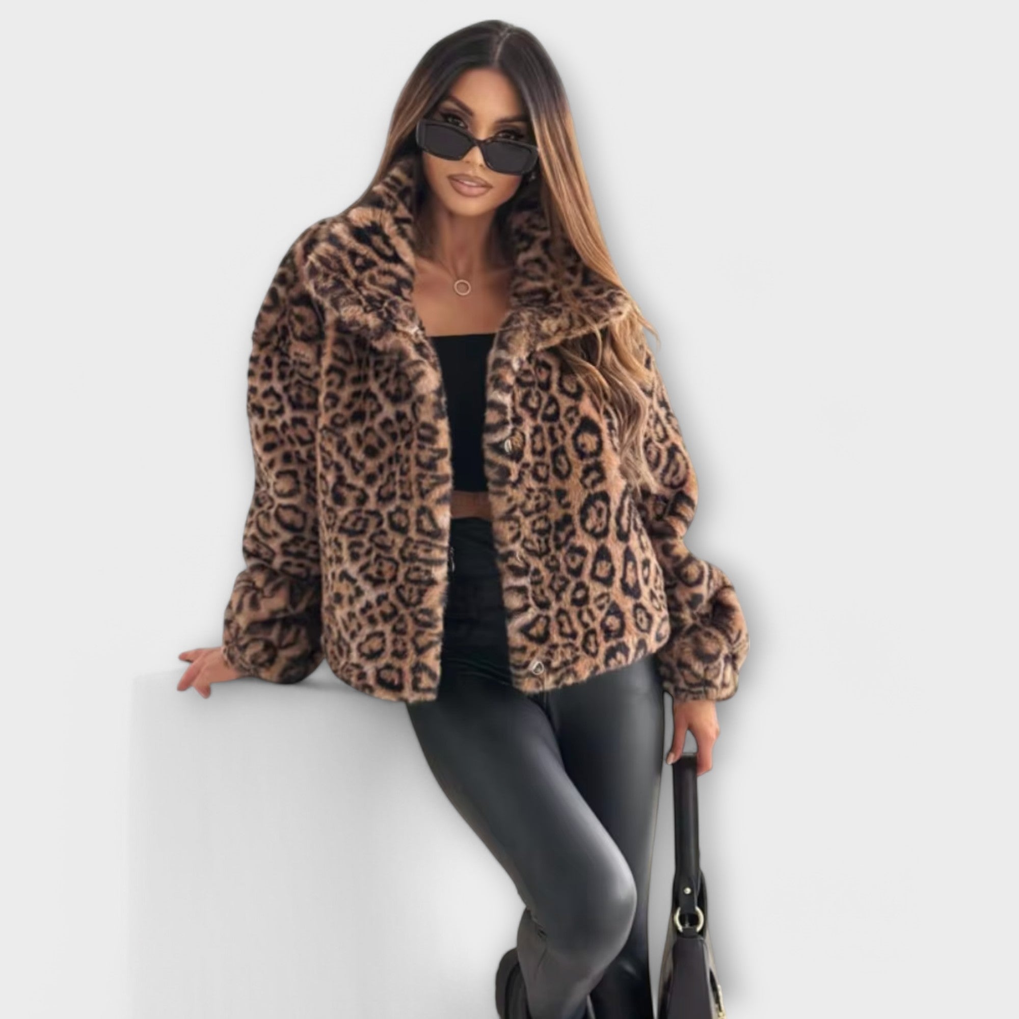 Maddison - Leopard Print Coat