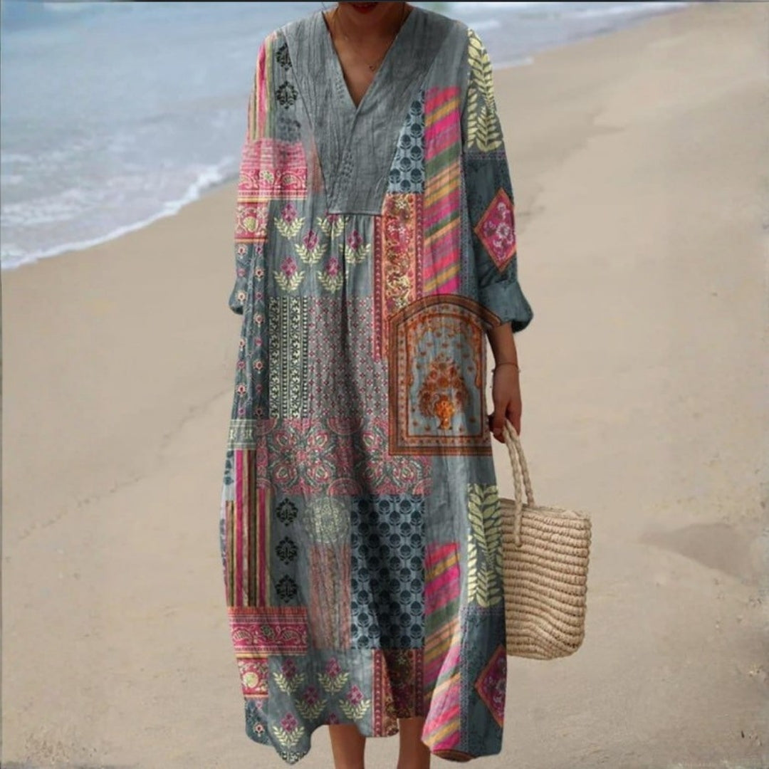 Billie - Bohemian Patchwork Dress