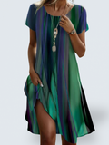 Jamie - Relaxed Boho Dress with Gradient
