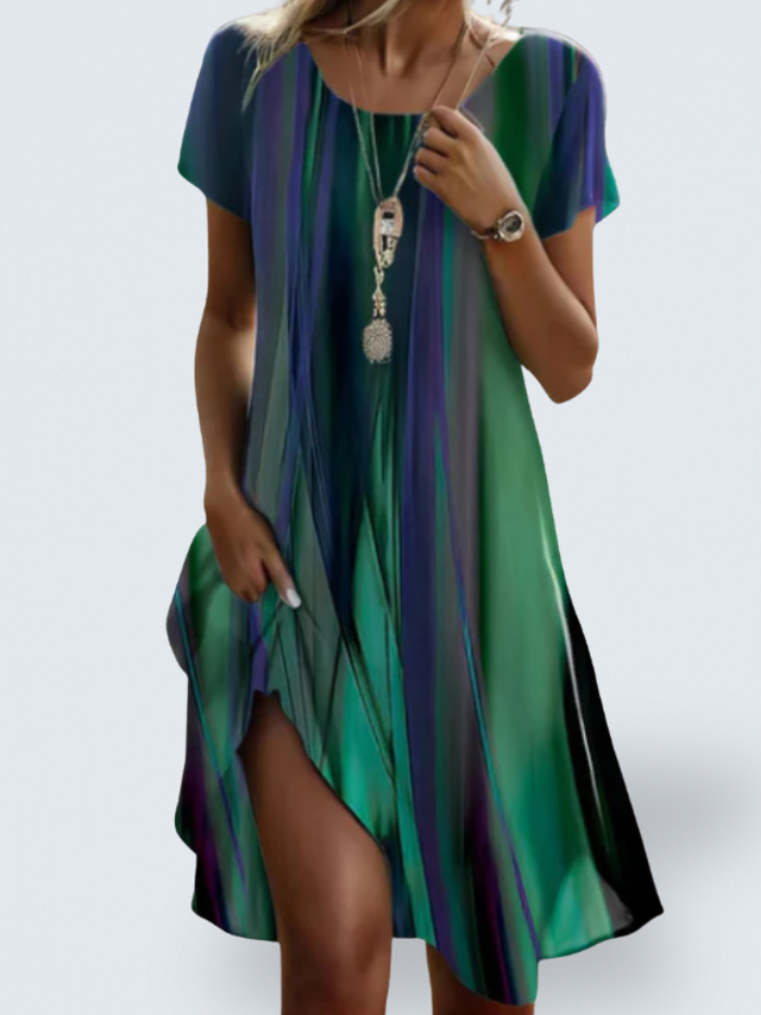 Jamie - Relaxed Boho Dress with Gradient