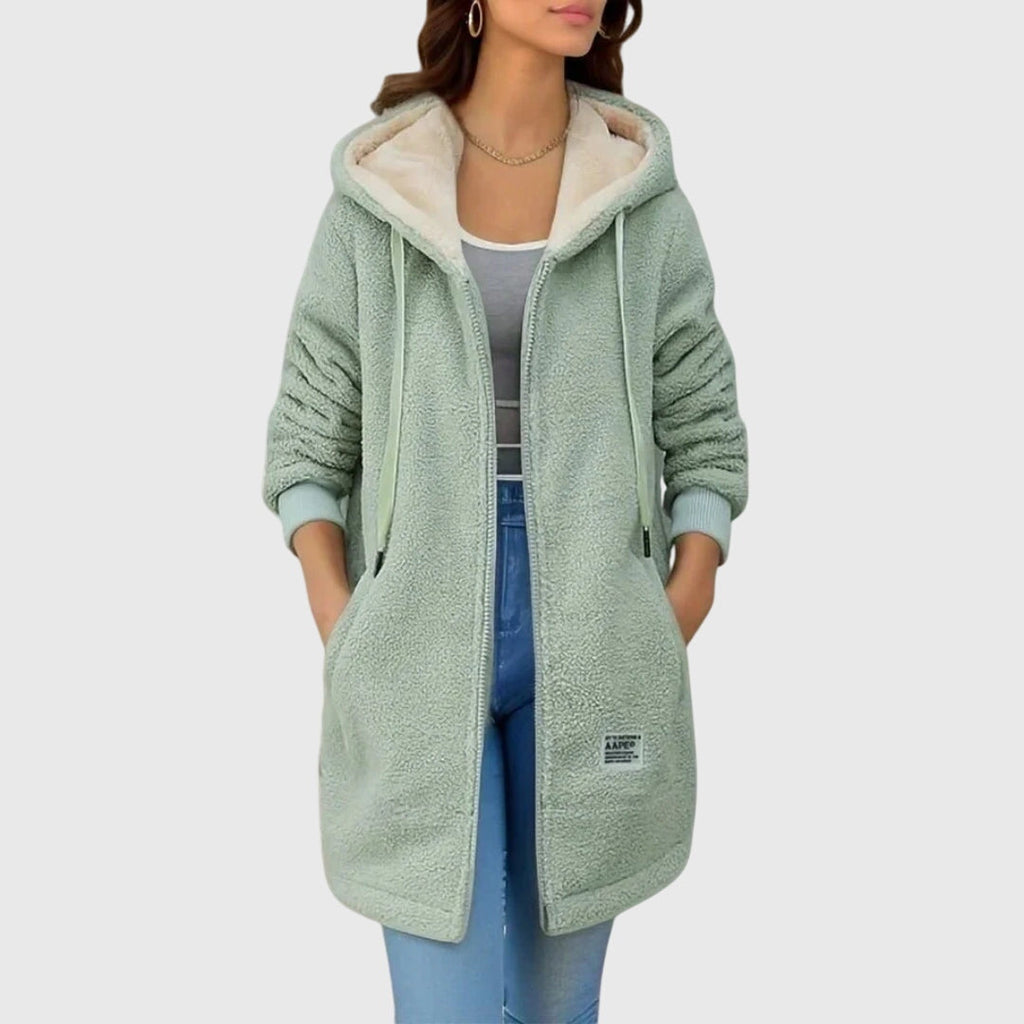 Caitlin - Stylish Polar Fleece Coat