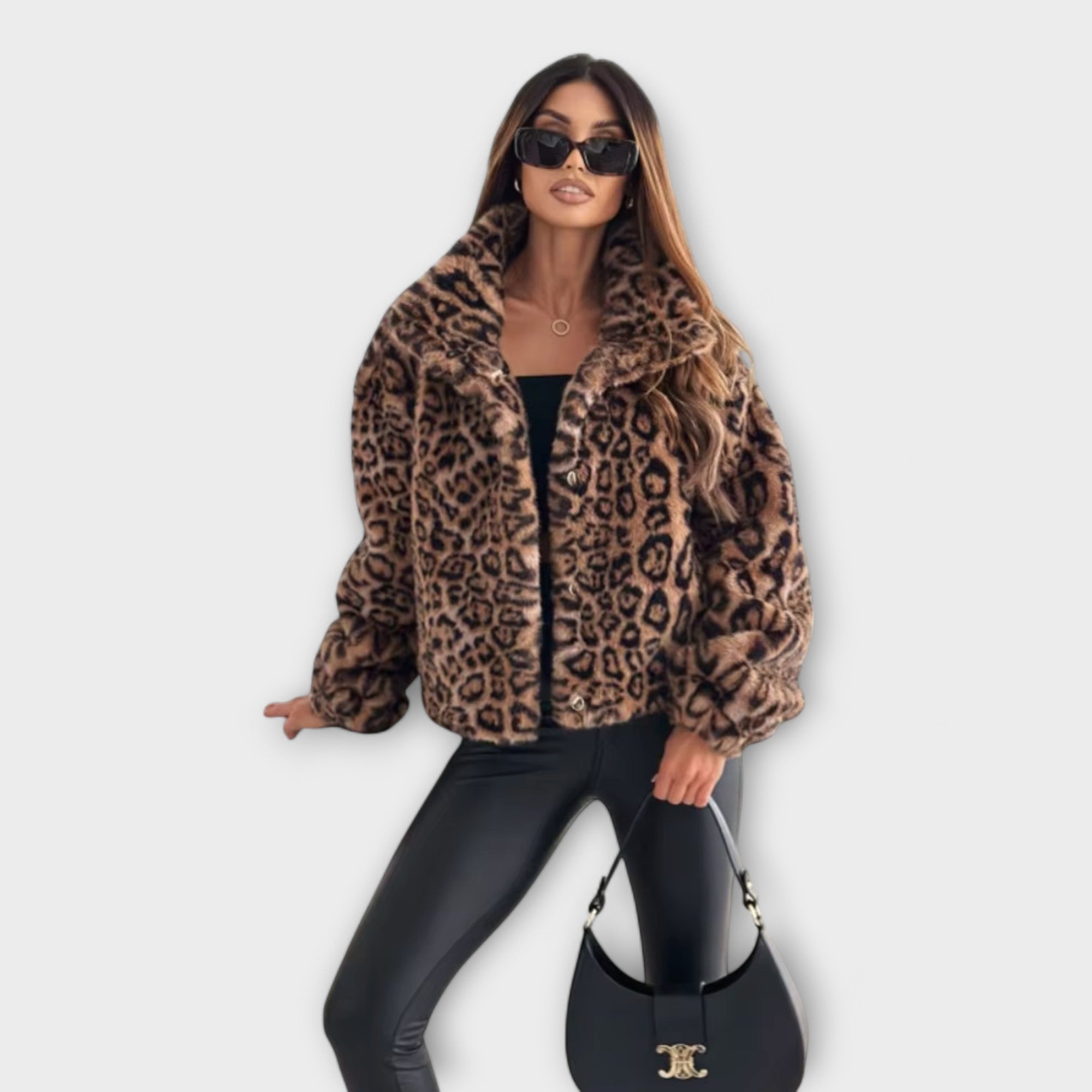 Maddison - Leopard Print Coat
