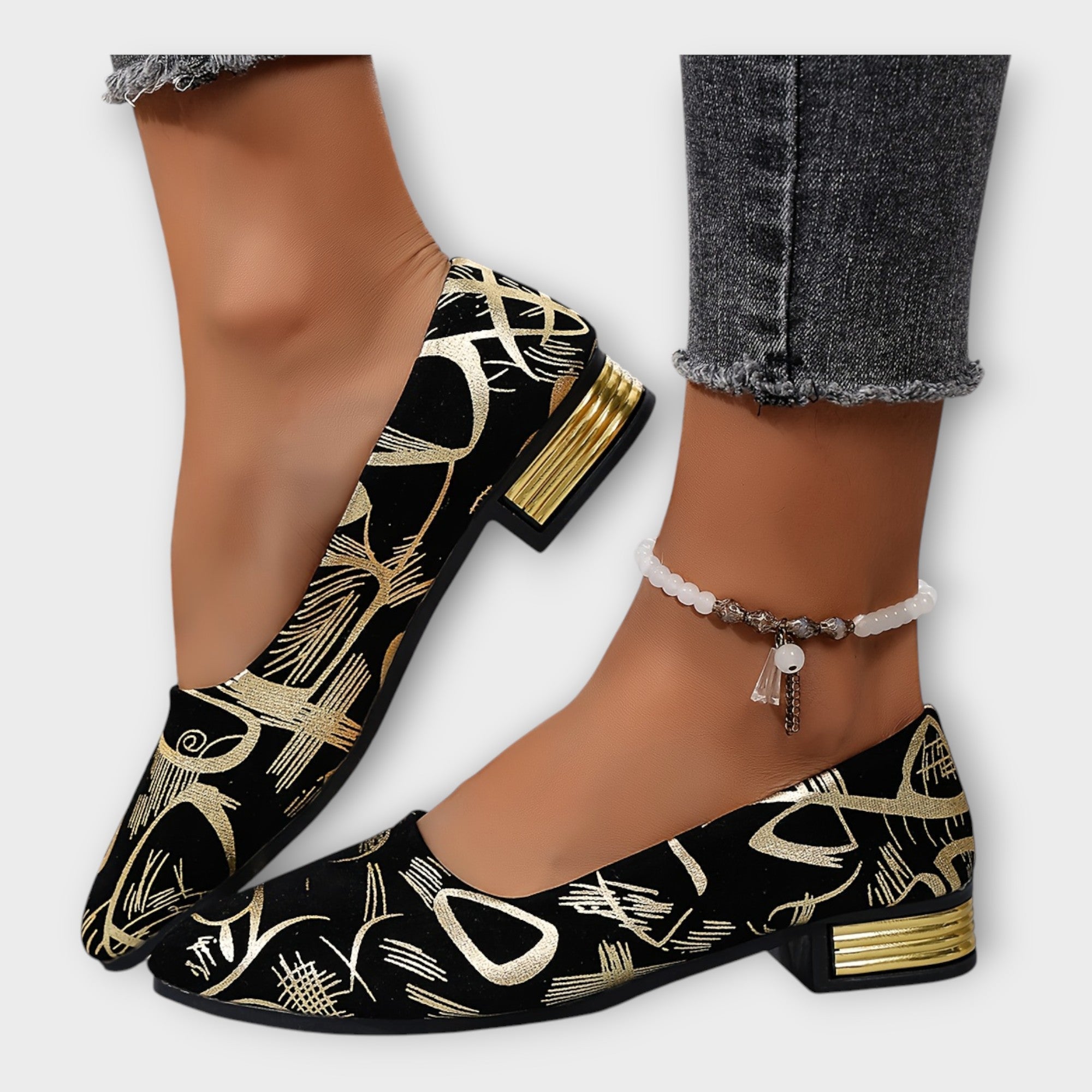 Hazel - Elegant Ballet Flats with Sophisticated Details
