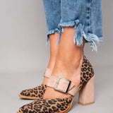 Barbara | Bold Leopard Print Block Heels