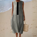 Millie - Monochrome Striped Dress