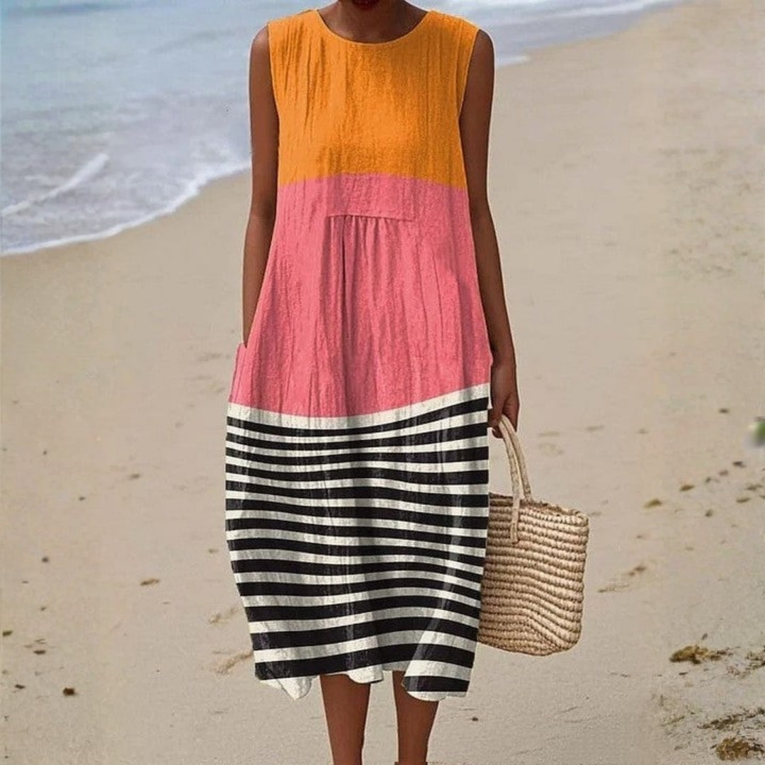 Bonnie - Colour Block Dress