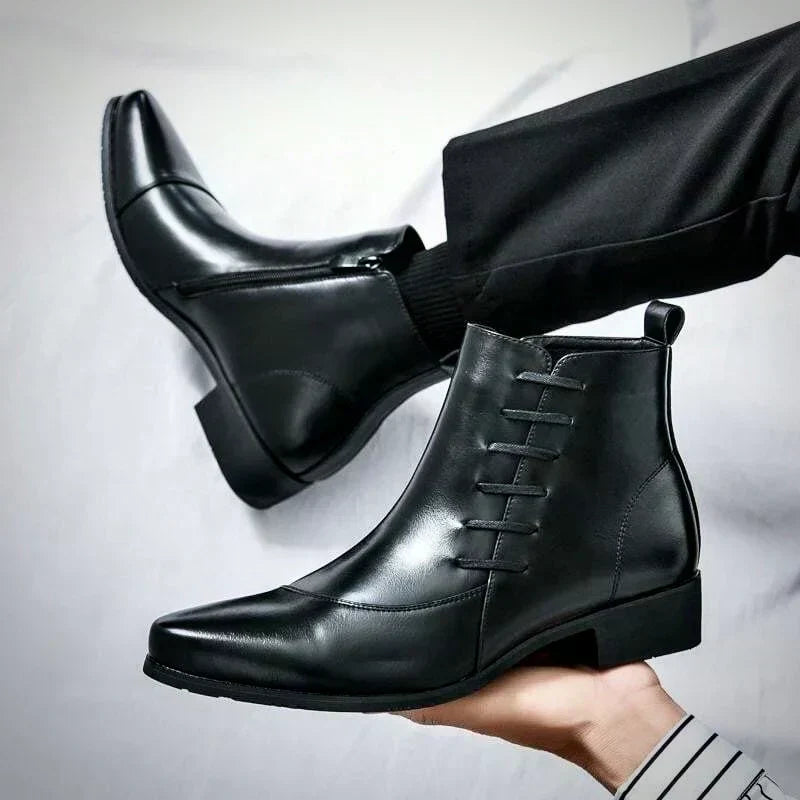 Max - Smart Faux Leather Boots