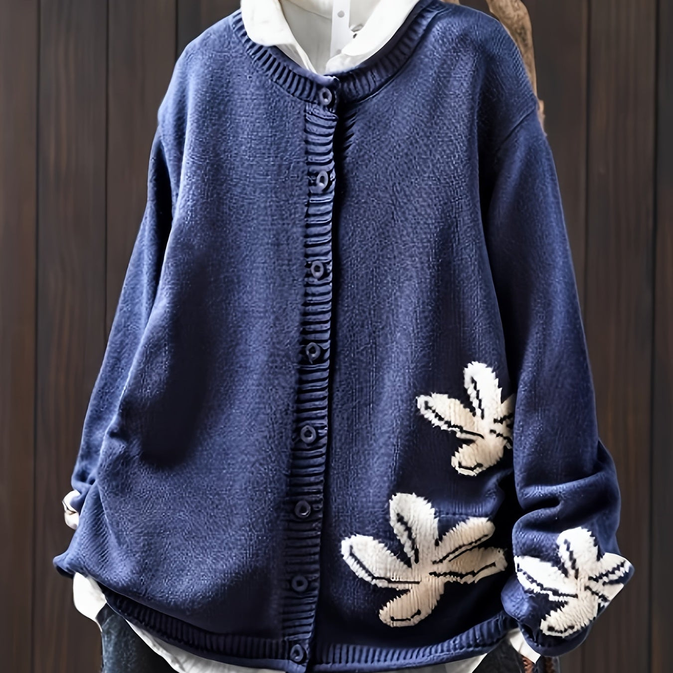 Vivienne - Floral Pattern Cardigan