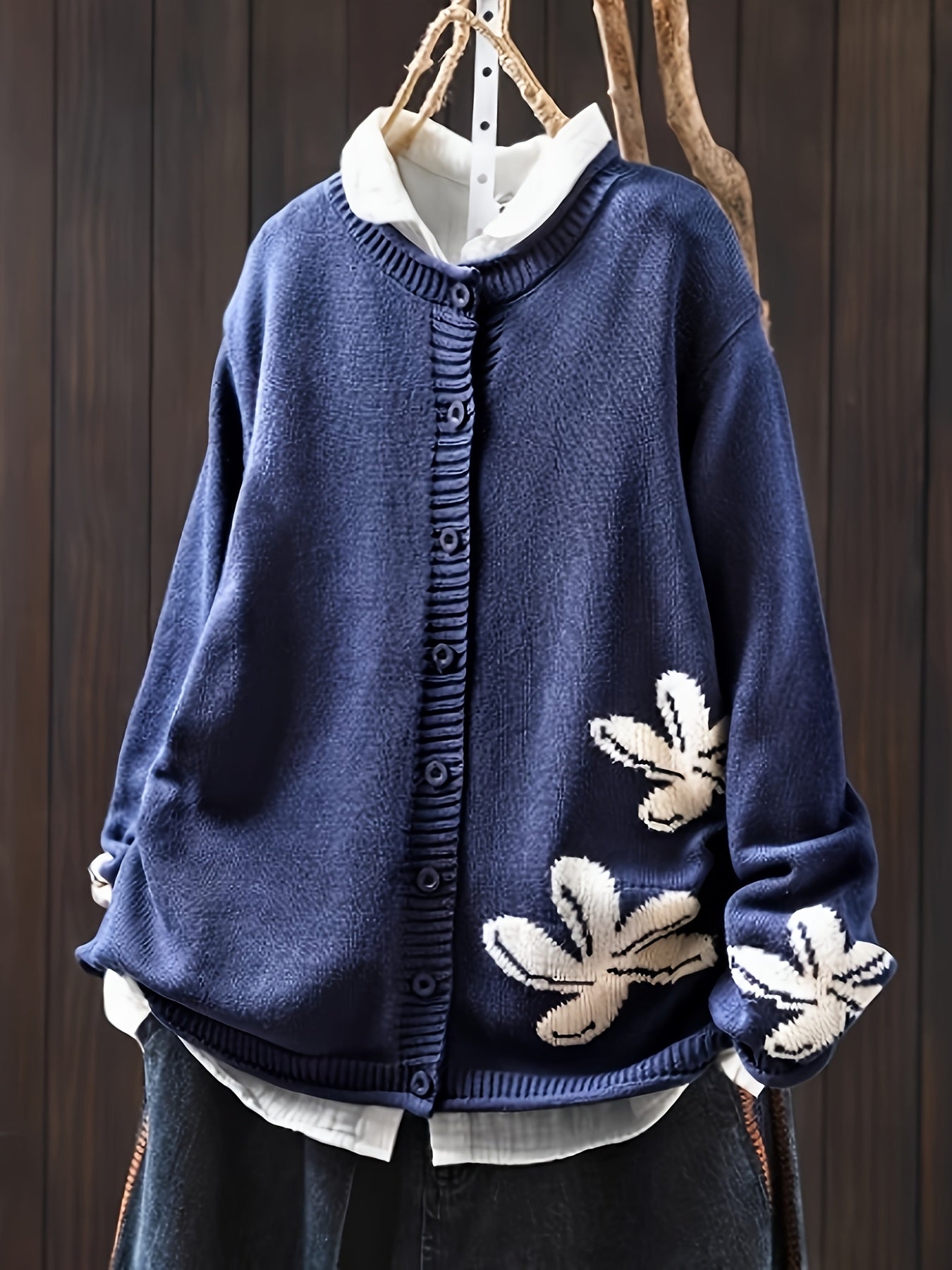 Vivienne - Floral Pattern Cardigan