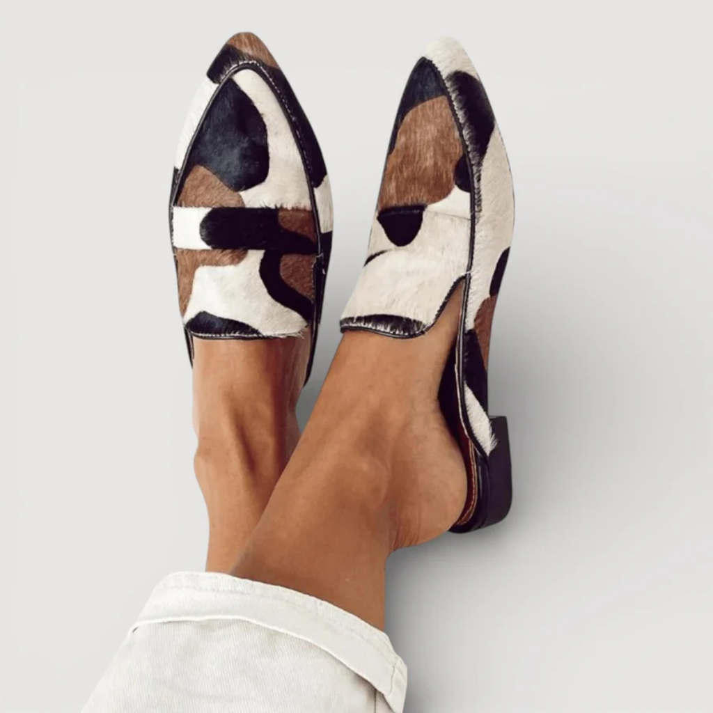 Amalia - Abstract Print Loafers