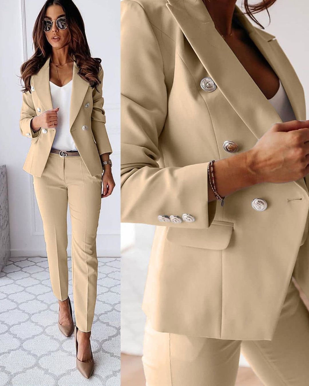 Emily - Sophisticated Double-Breasted Suit