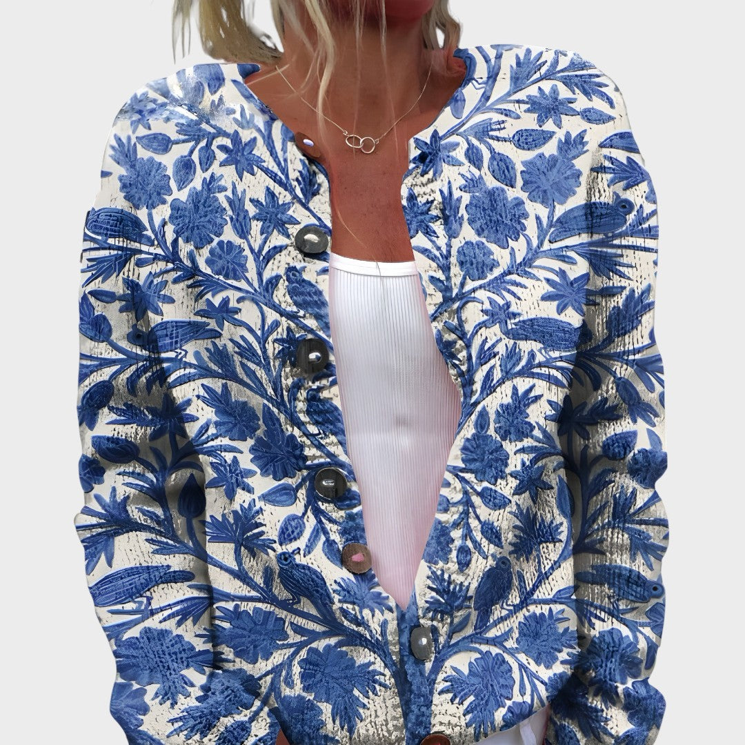 Isla - Floral Autumn Cardigan
