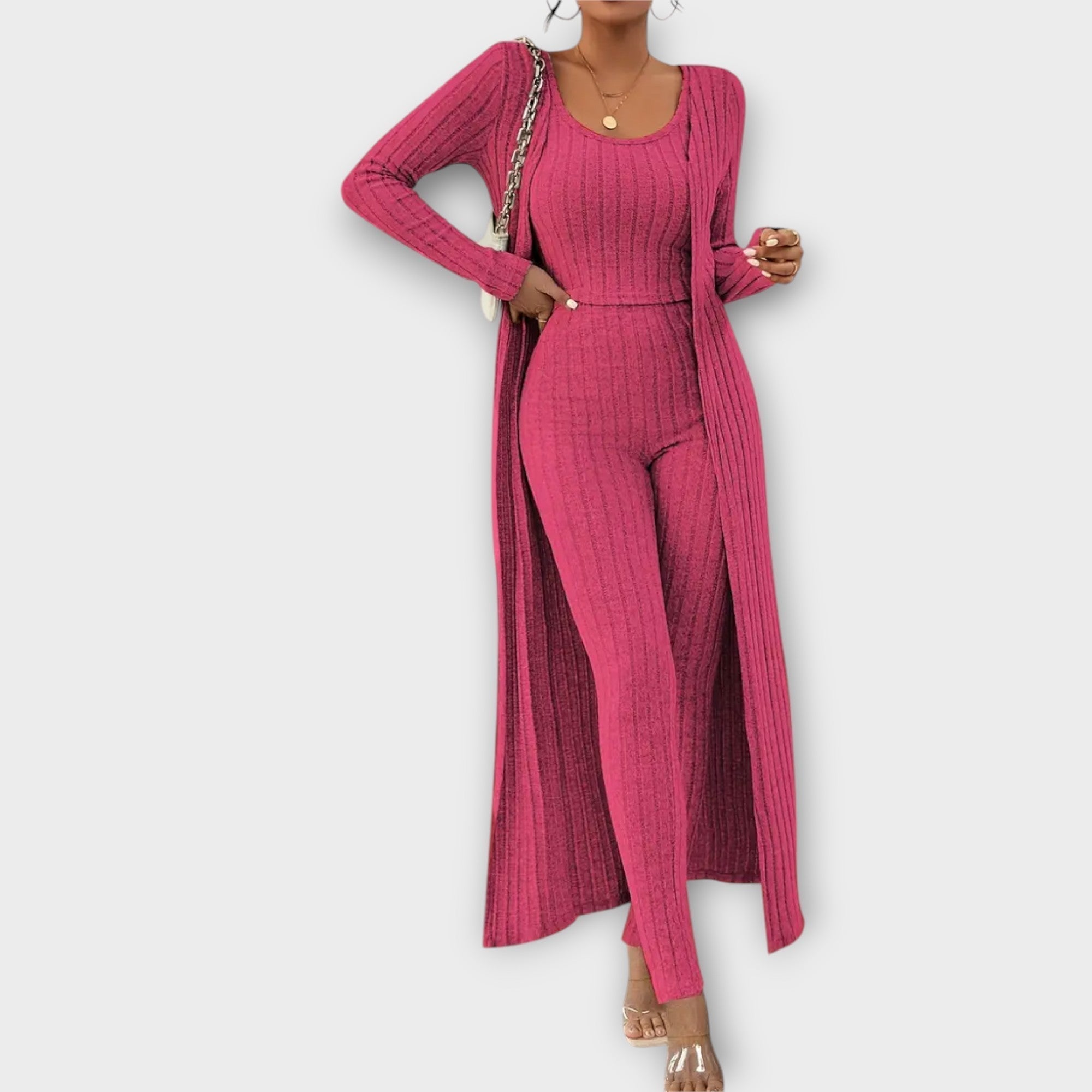 Daisy - Striped Three-Piece Set