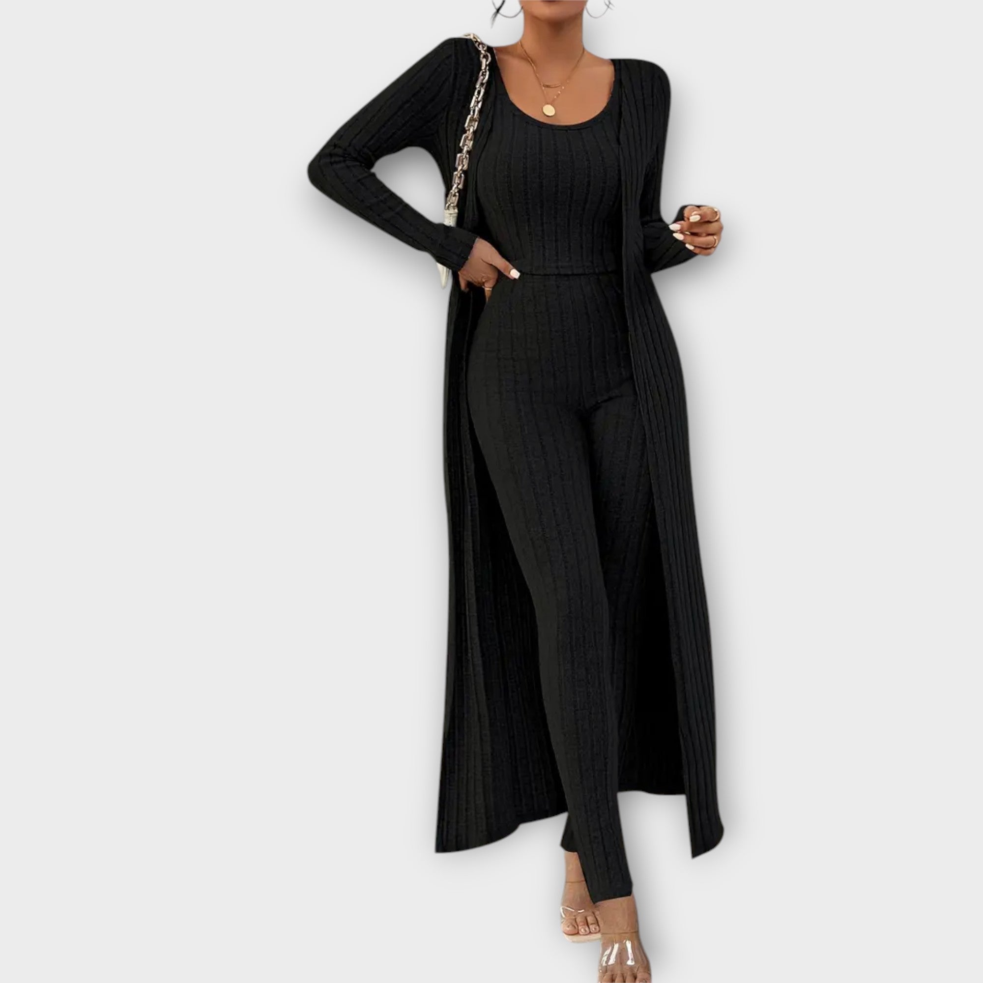 Daisy - Striped Three-Piece Set