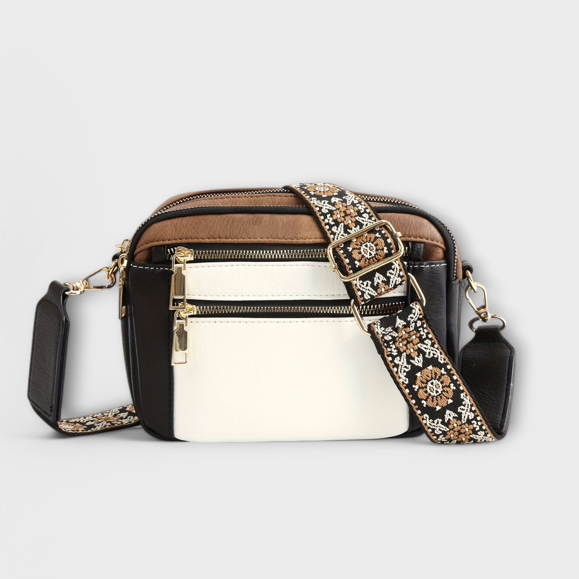 Ella - Vegan Faux Leather Crossbody Bag