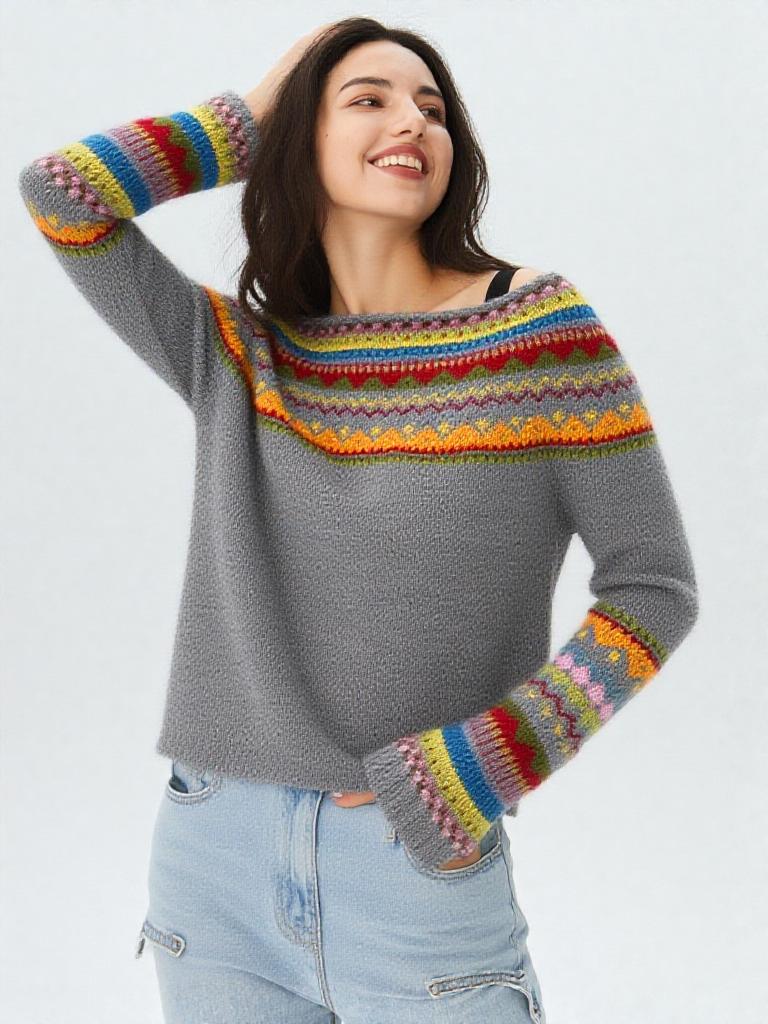 Skye - Retro Sweater