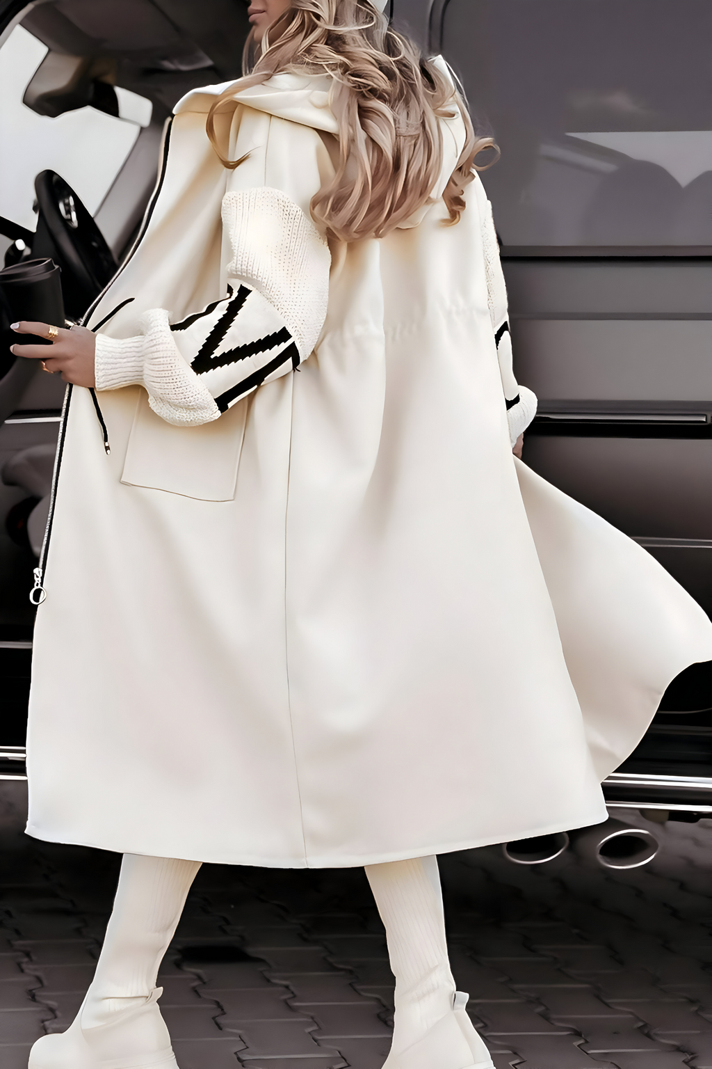Harriet - Elegant Hooded Cardigan Coat
