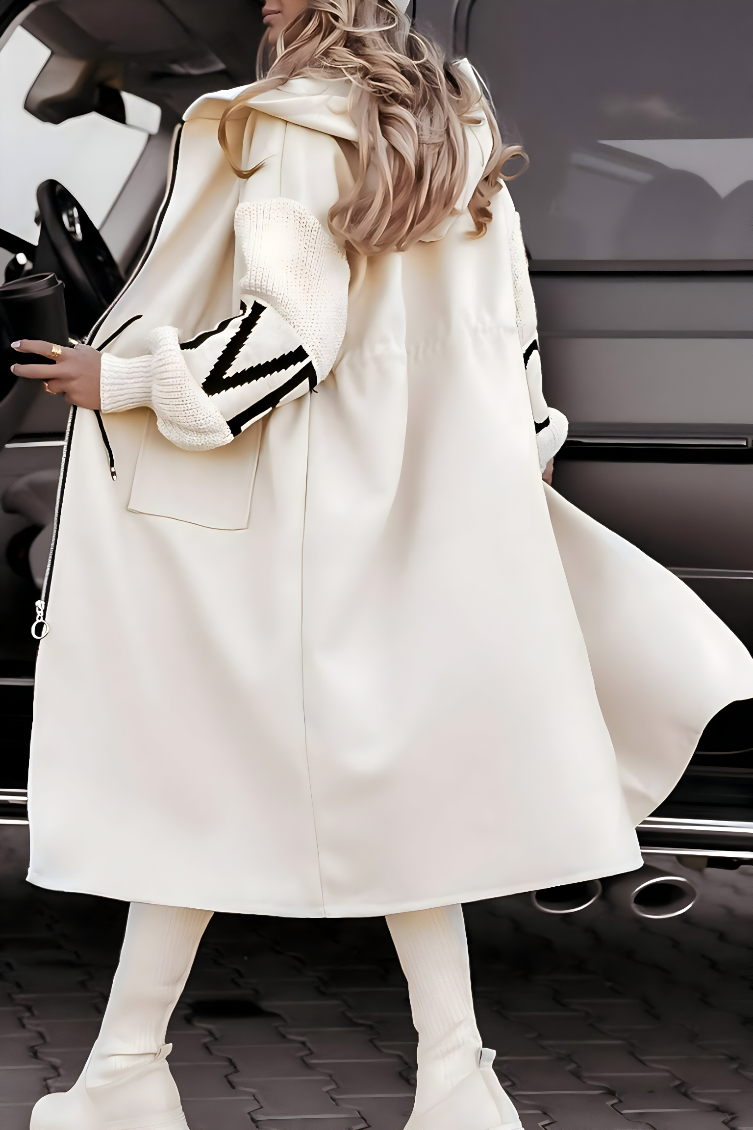 Harriet - Elegant Hooded Cardigan Coat