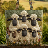 Wise - Padded bag with sheep pattern