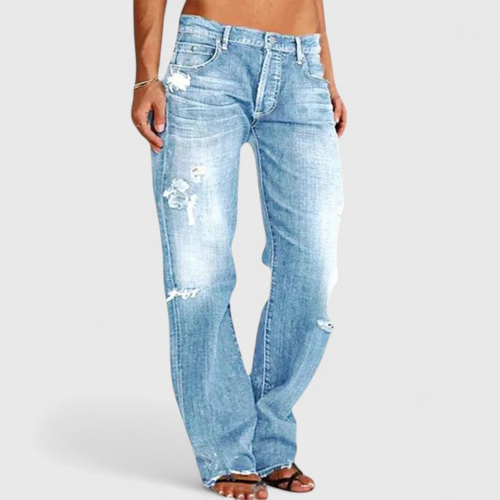 Savannah - Elegant Stretch Denim Jeans