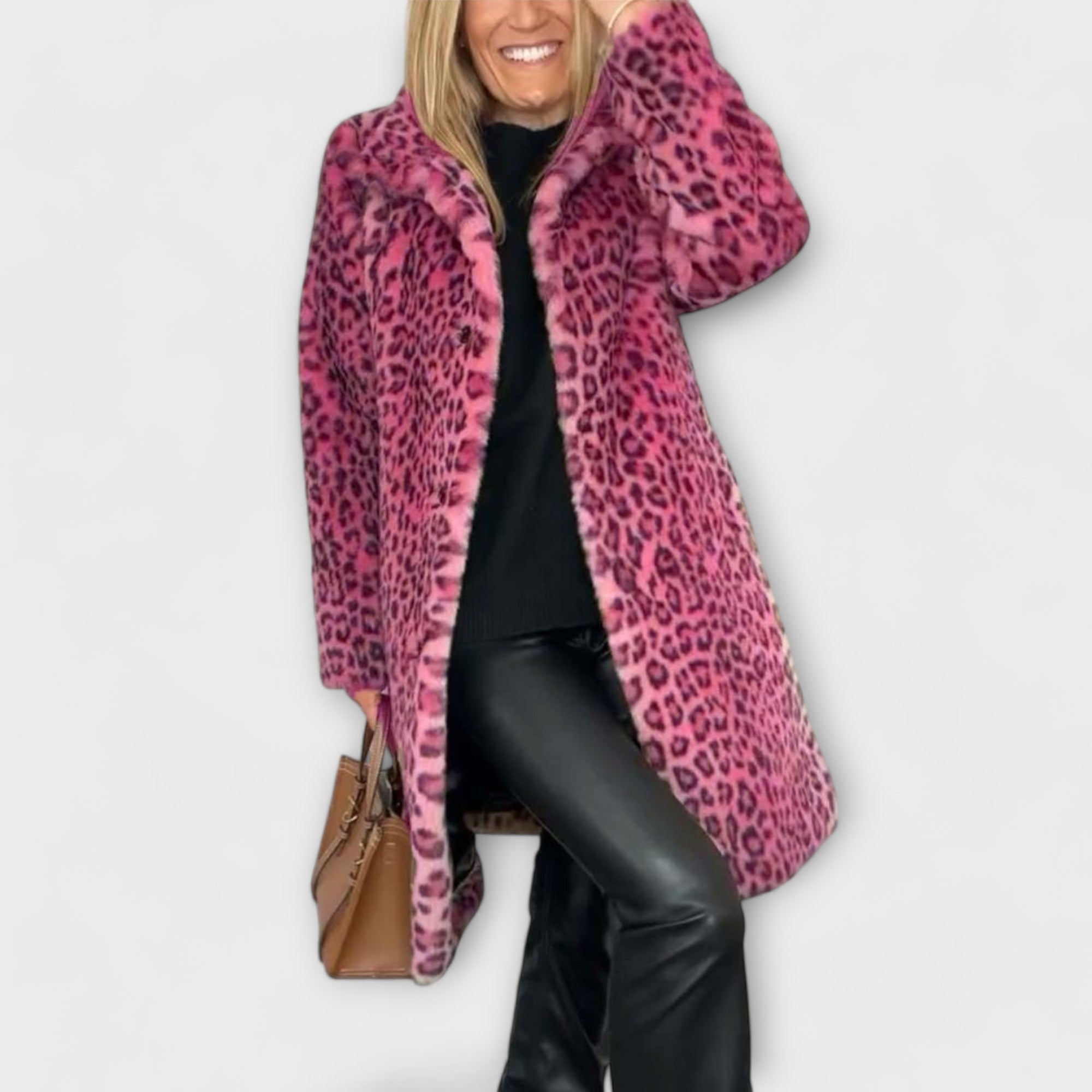 Audrey - Leopard Print Coat