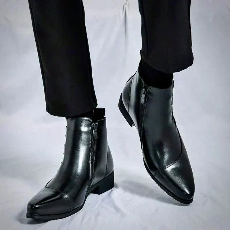 Max - Smart Faux Leather Boots