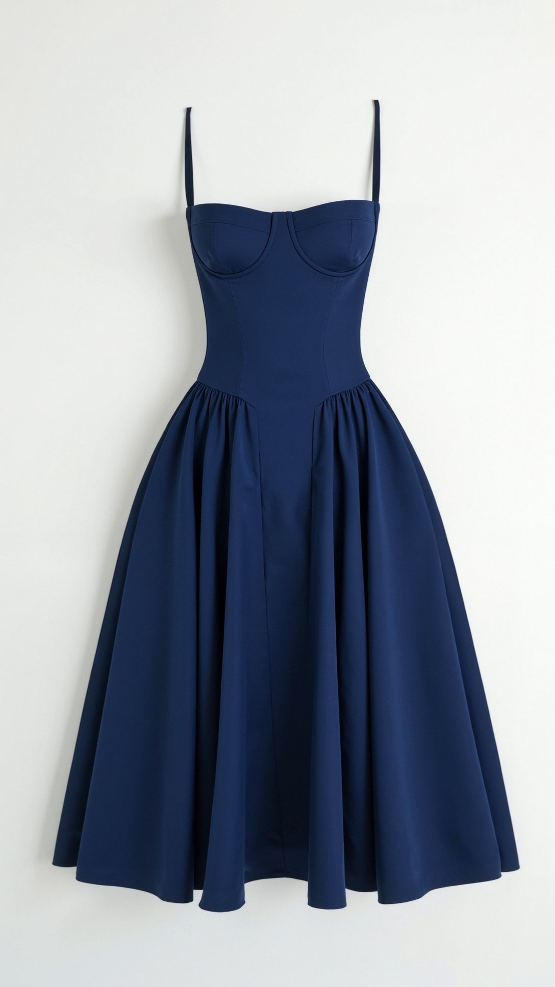 Kelsey - Structured Corset Midi Dress