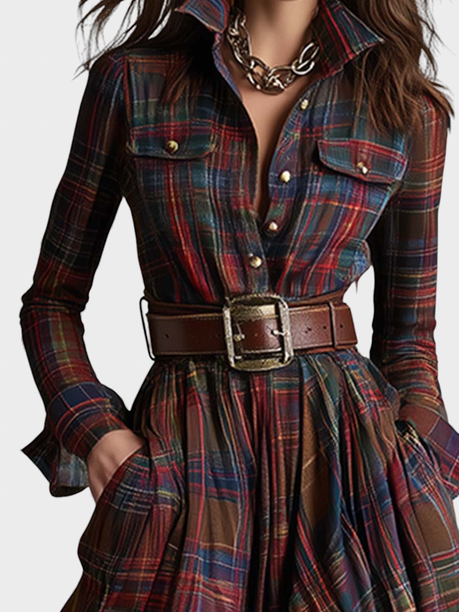Elena | Classic Elegant Shirt Dress