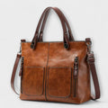 Olivia - Elegant Faux Leather Tote