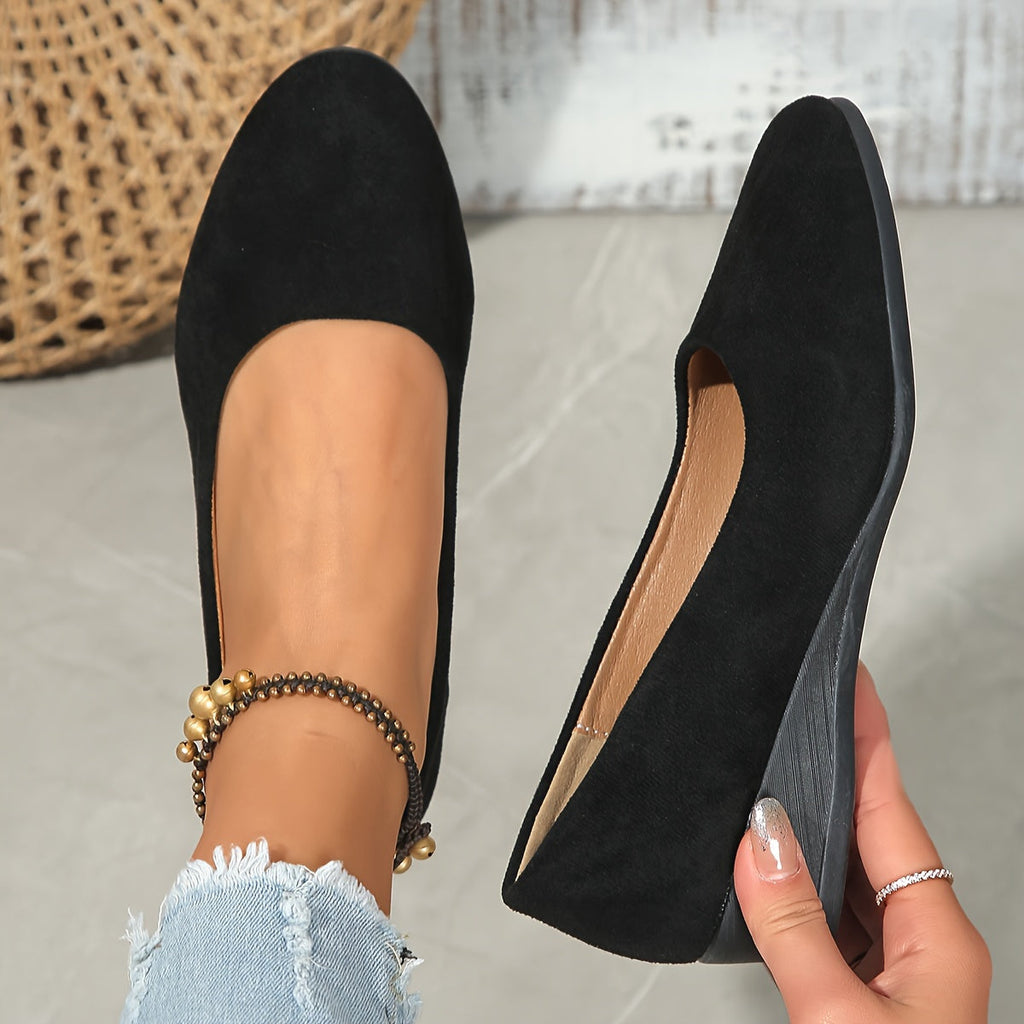 Eliane - Comfortable Ballet Flats with Platform Sole